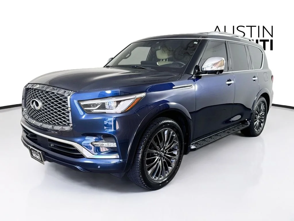 Certified Used 2022 Blue INFINITI Sensory image 3
