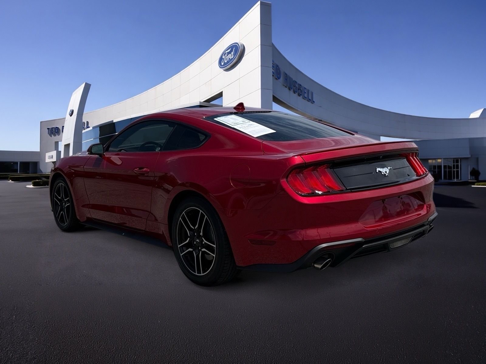 Certified Used 2022 Red Metallic Ford EcoBoost Premium image 4