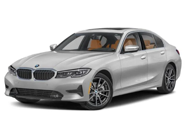 Used 2022 Sunset Orange Metallic BMW 330i image 1