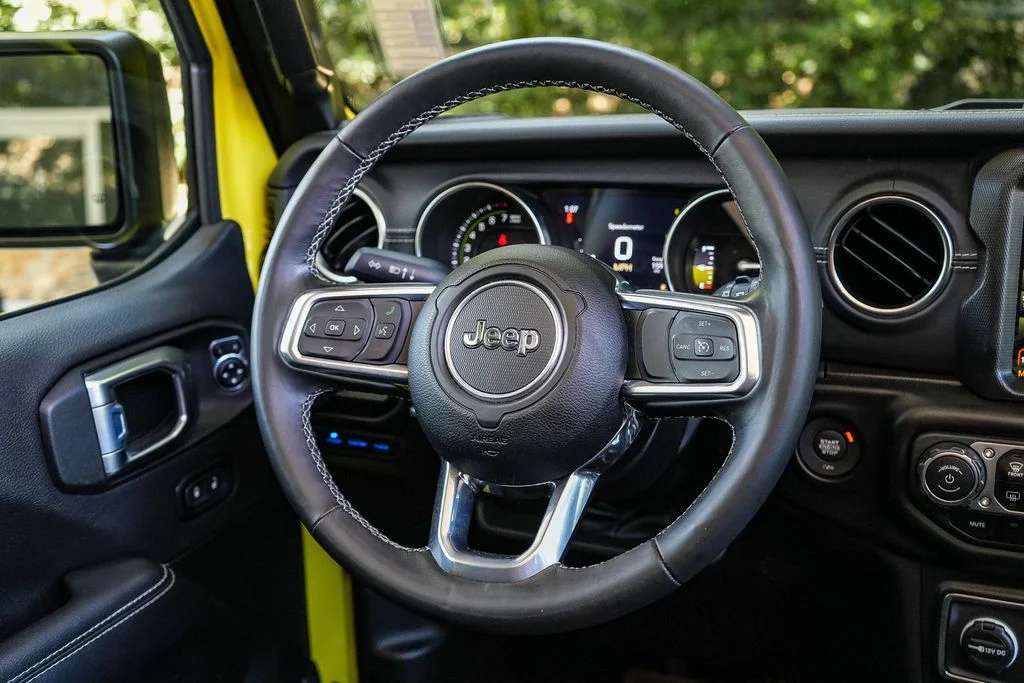 Used 2023 Yellow Jeep Sahara 4xe image 14