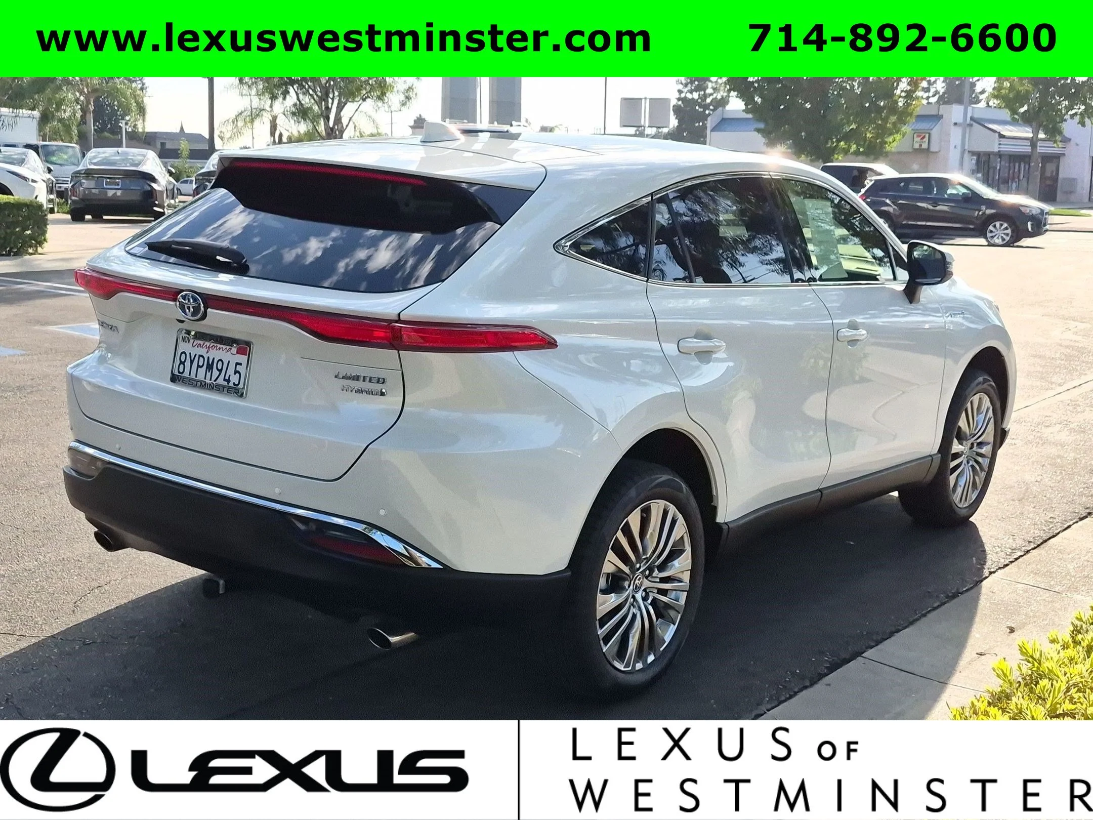 Used 2021 White Toyota Limited image 8