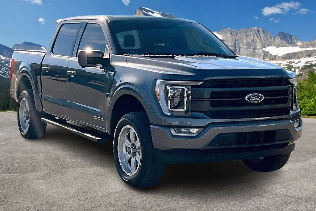 Used 2022 Gray Ford Lariat image 12