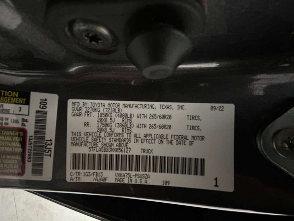 Used 2022 Gray Toyota SR5 image 20