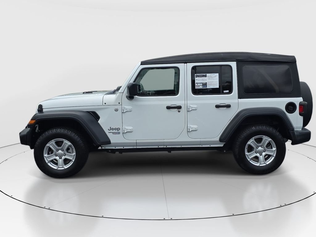 Used 2019 White Jeep Unlimited Sport S image 8