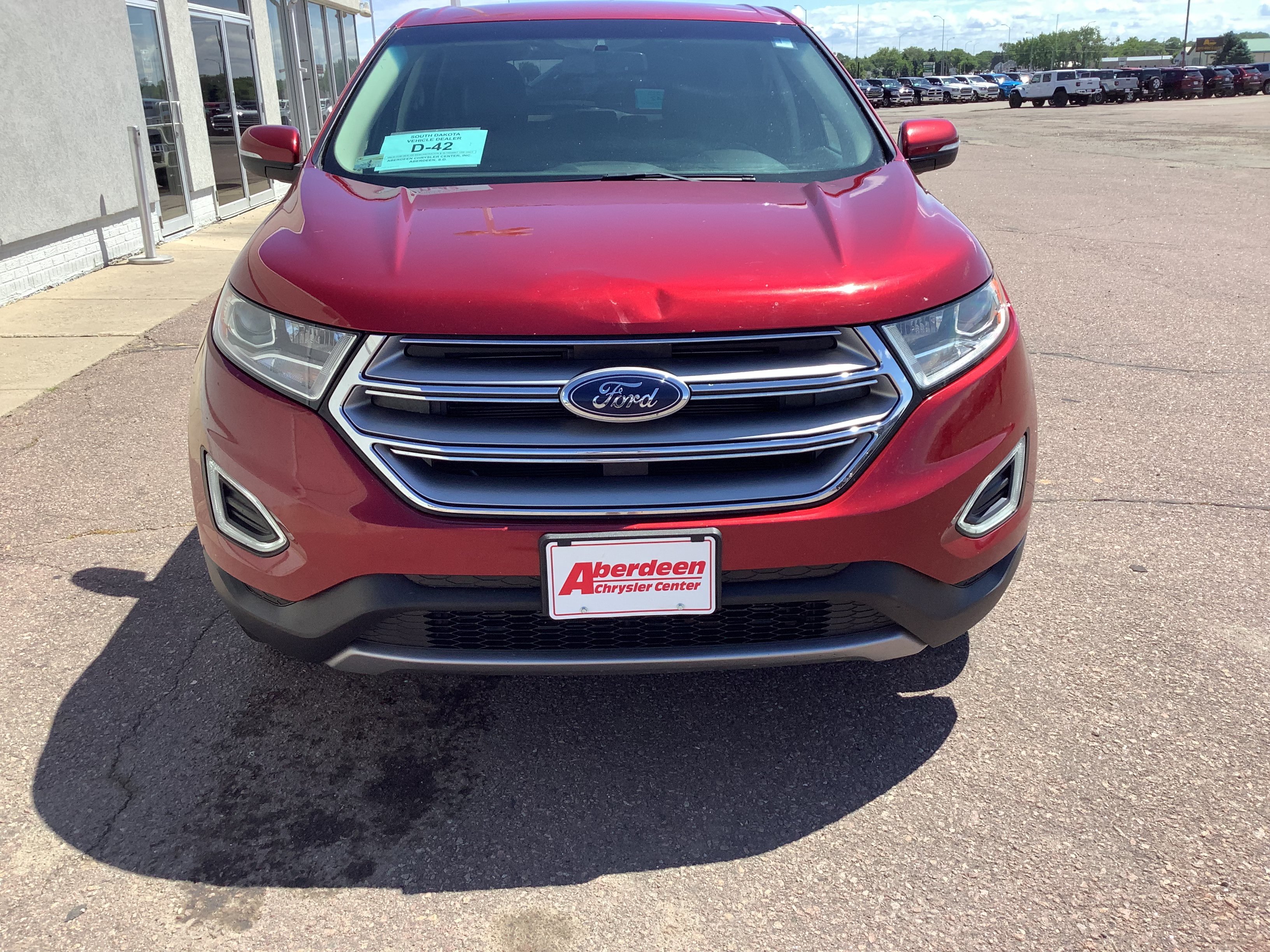 Used 2018 Red Ford SEL image 3