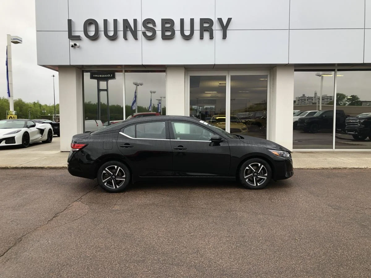 Used 2024 Black Nissan Sv Cvt image 2