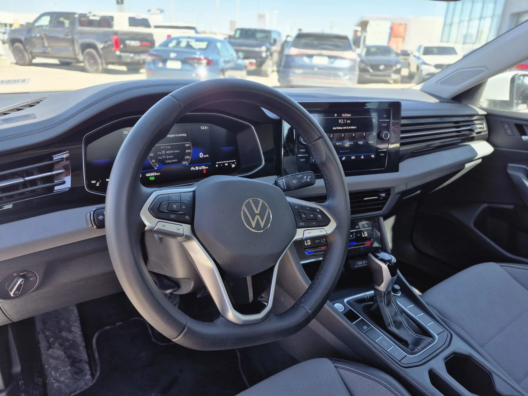 Certified Used 2025 Oryx White Pearl Volkswagen Comfortline*Adapt Cruise | Remote Start | Htd Seats & Wheel | Blind Spot Detect | Lane Keep Assist image 6