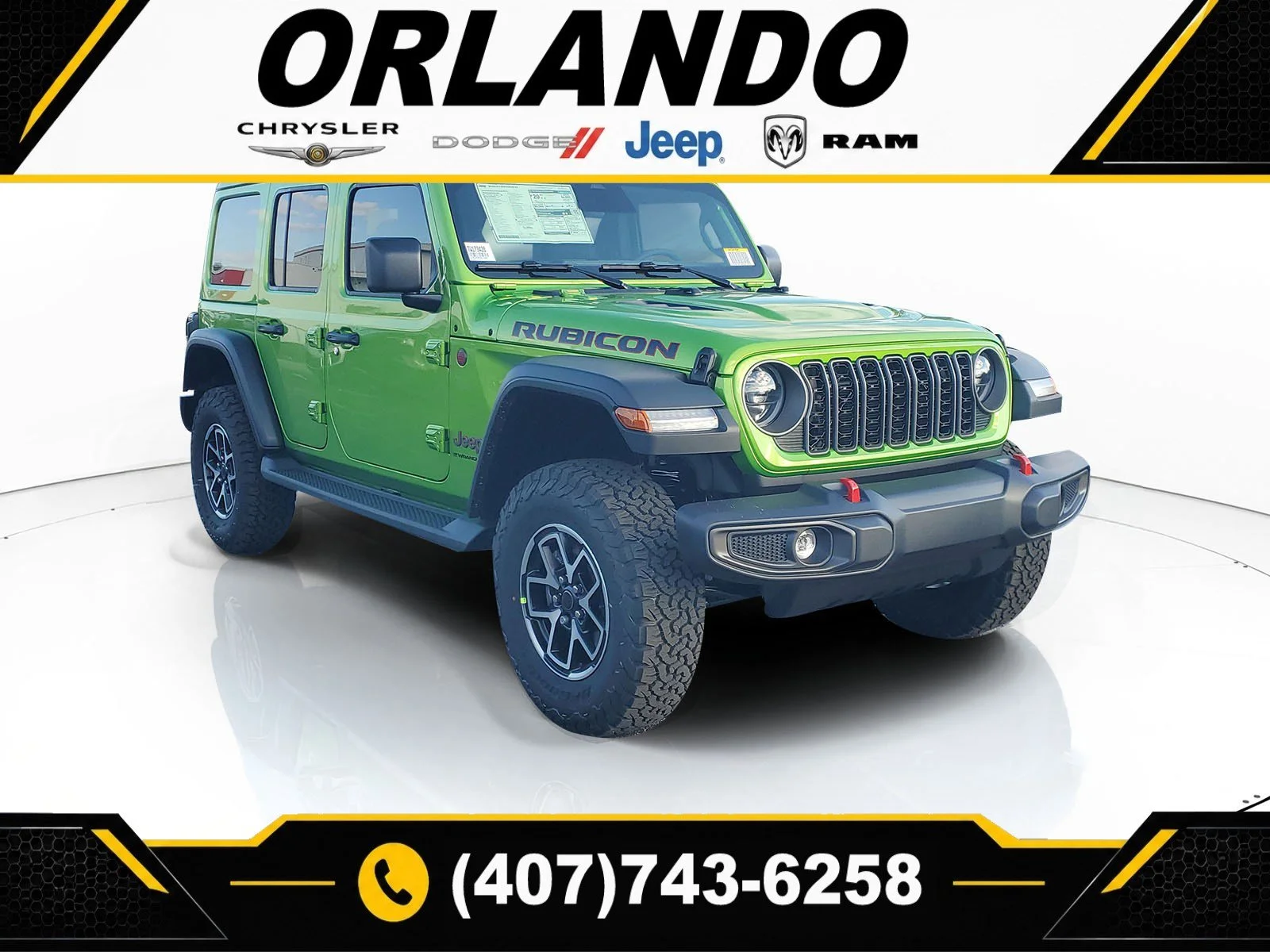 New 2026 Mojito Clearcoat Jeep Rubicon image 1
