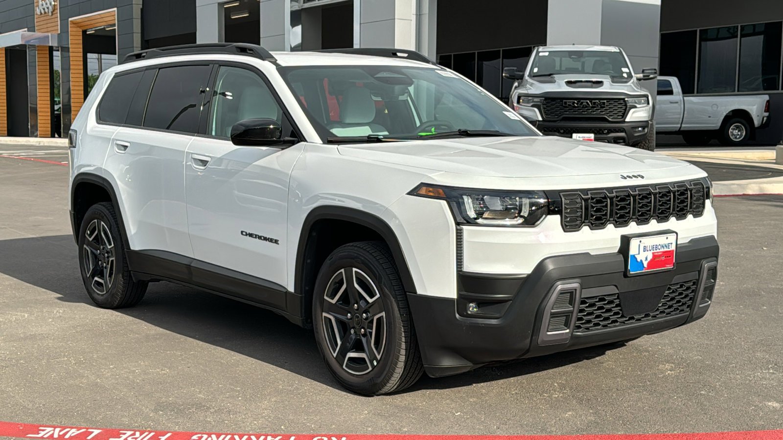 New 2026 Bright White Clear-Coat Exterior Paint Jeep Laredo image 3