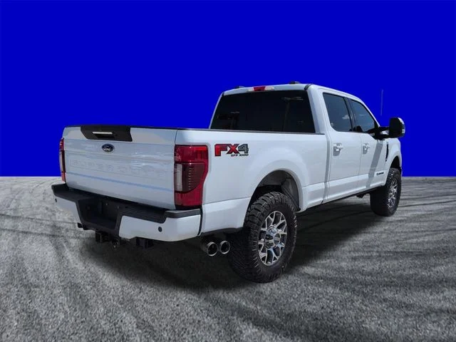 Used 2022 Oxford White Ford Lariat image 4