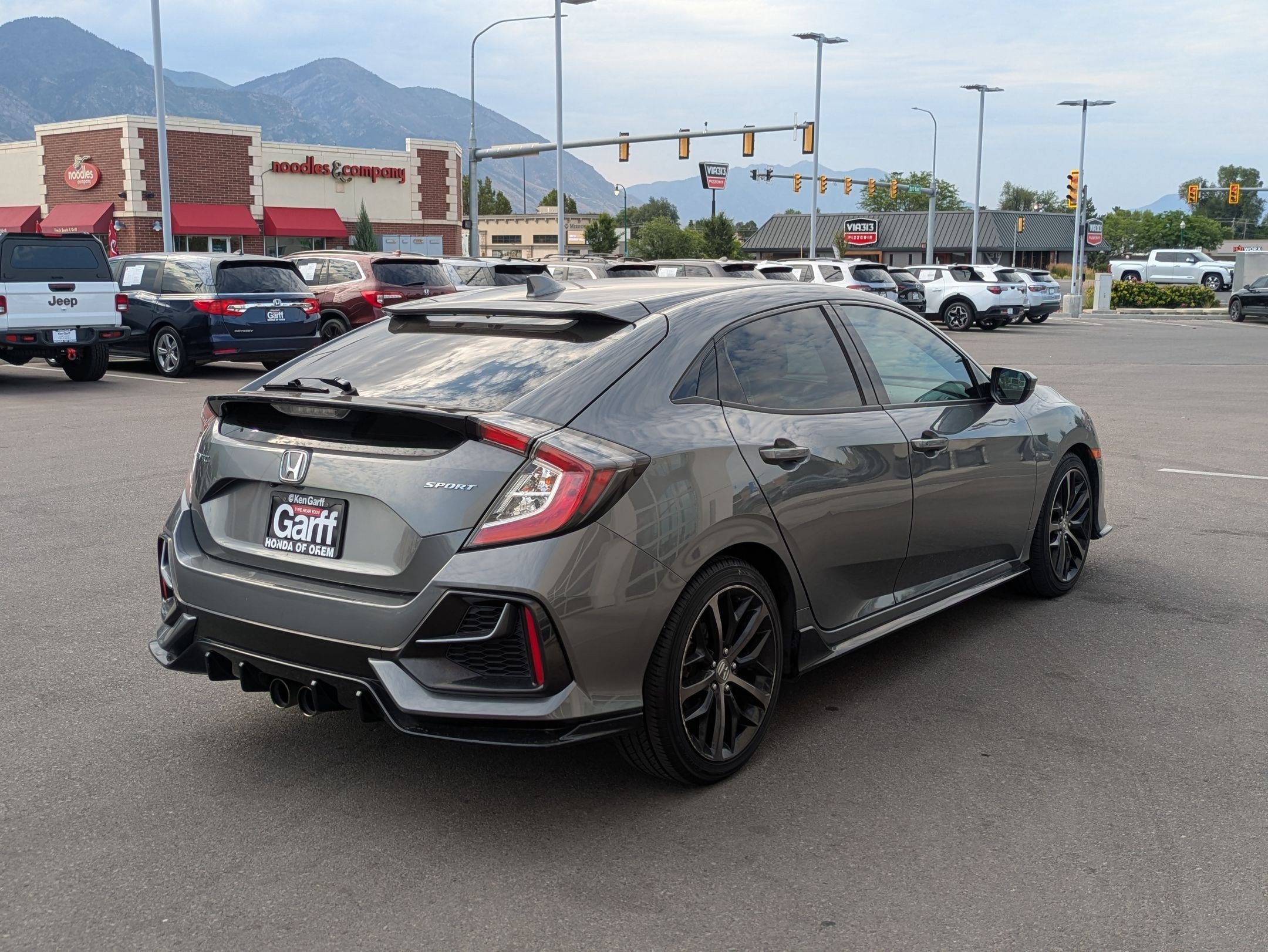 Certified Used 2020 Gray Honda Sport image 3
