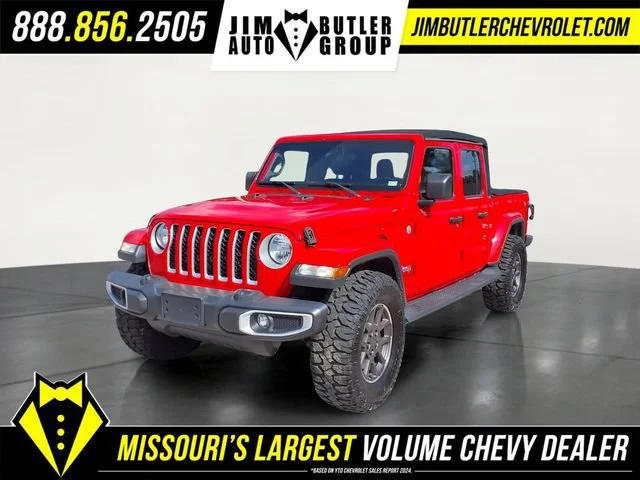 Used 2020 Red Jeep Overland image 1