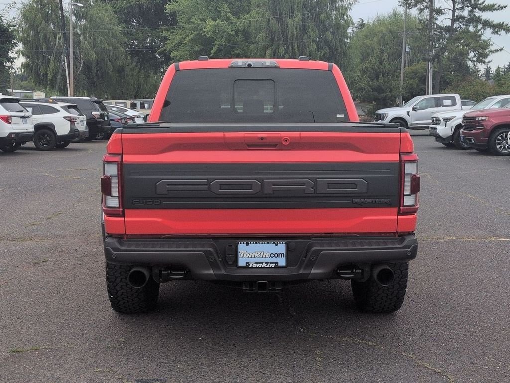 Used 2022 Orange Metallic Ford Raptor image 4