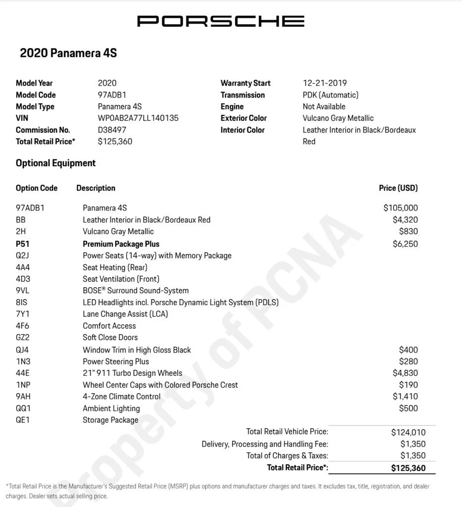 Used 2020 Black Porsche 4S image 2