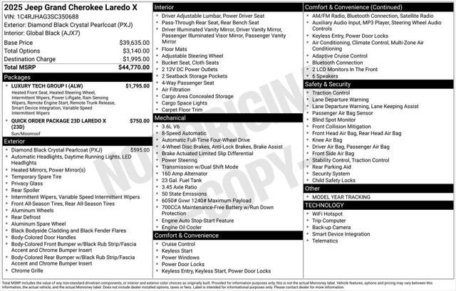 2025 Jeep Grand Cherokee Laredo - Photo 47