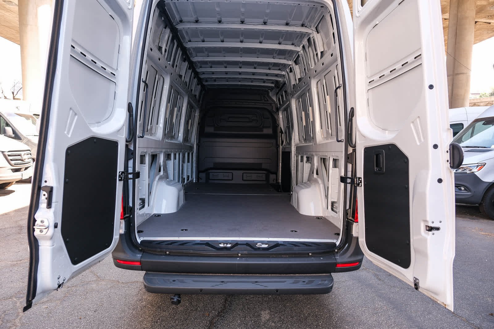 New 2025 Arctic White Mercedes-Benz Cargo 170 WB High Roof RWD Electric Motor image 25