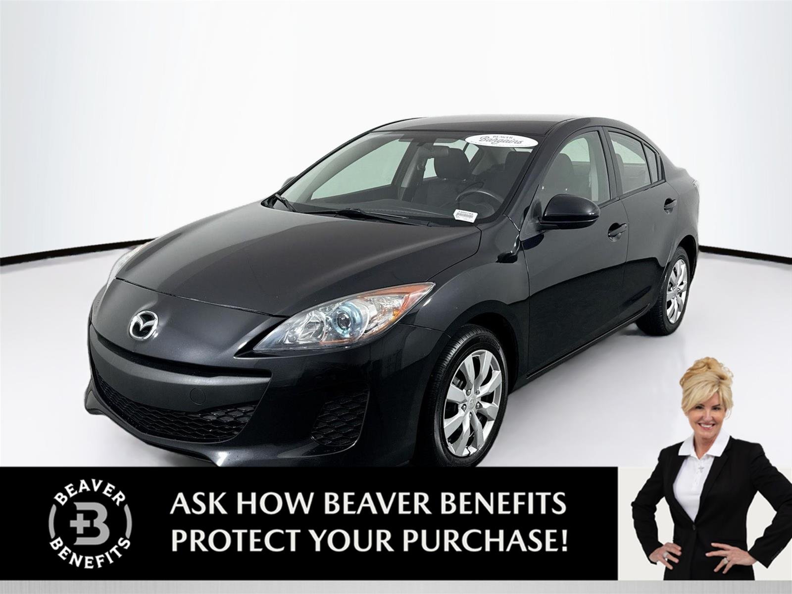 Used 2013 Black Mica Mazda i Sport image 1
