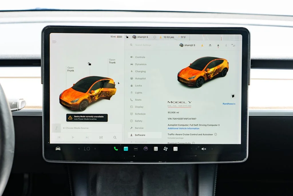 Used 2022 Gray Tesla Performance image 15