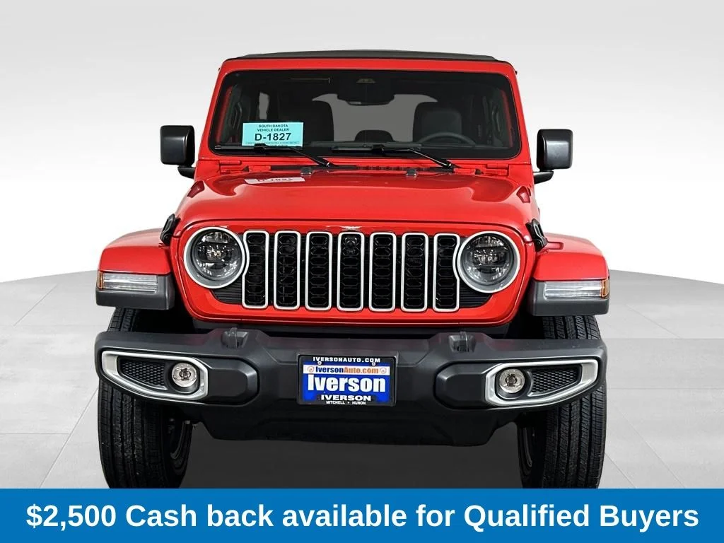 New 2026 Firecracker Red Clear-Coat Exterior Paint Jeep Sahara image 2