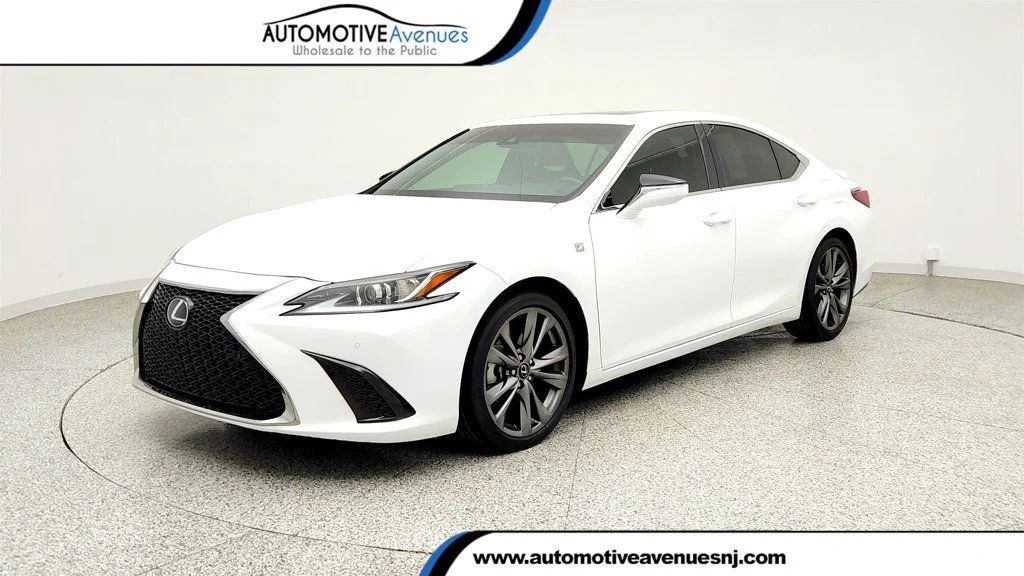 Used 2021 Ultra White Lexus ES 350 F SPORT w/ F SPORT Heated Leather Steering Wheel image 1