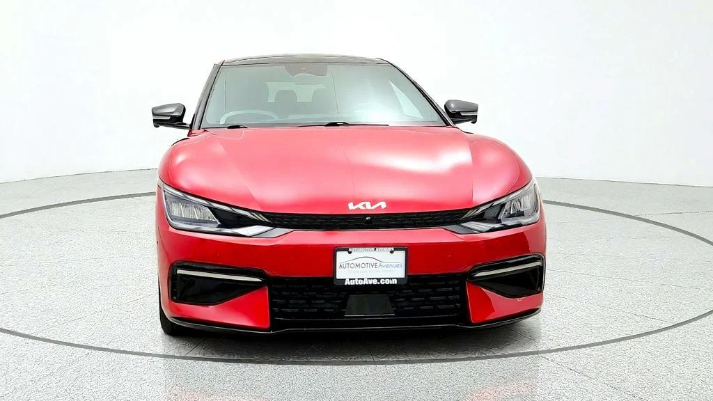 Used 2022 Runway Red Kia GT-Line AWD w/ Suede Seat Package image 2