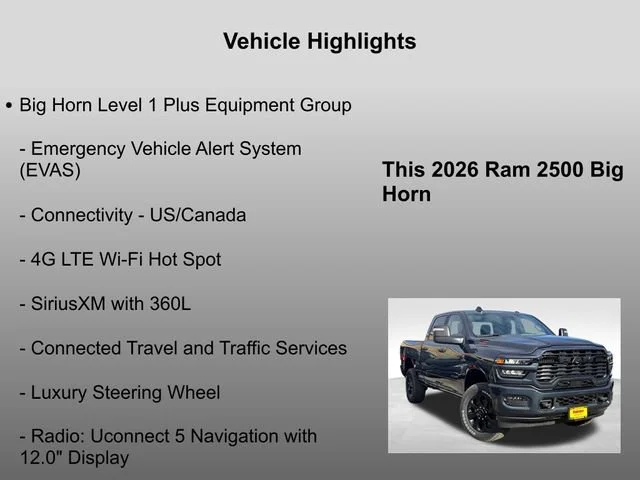 New 2026 Forged Blue Metallic Exterior Paint RAM Big Horn image 28