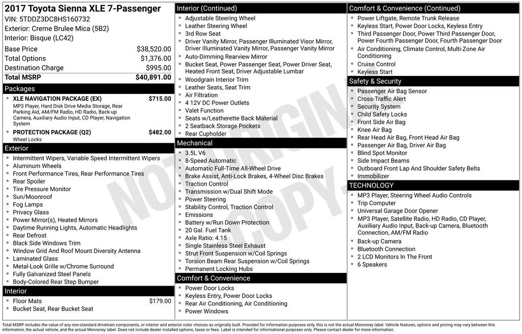 Used 2017  Toyota XLE image 6