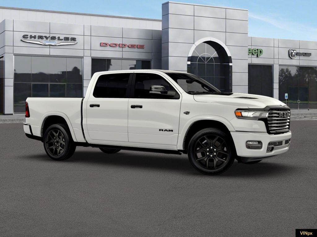 New 2026 Bright White Clear-Coat Exterior Paint RAM Laramie image 6