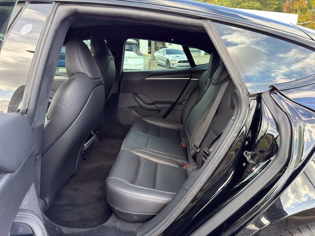 Used 2021 Black Tesla Plaid image 25