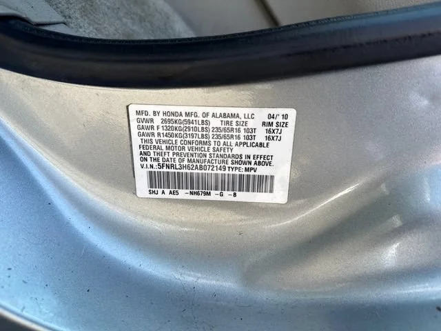 Used 2010 Slate Green Metallic Honda EX-L image 17