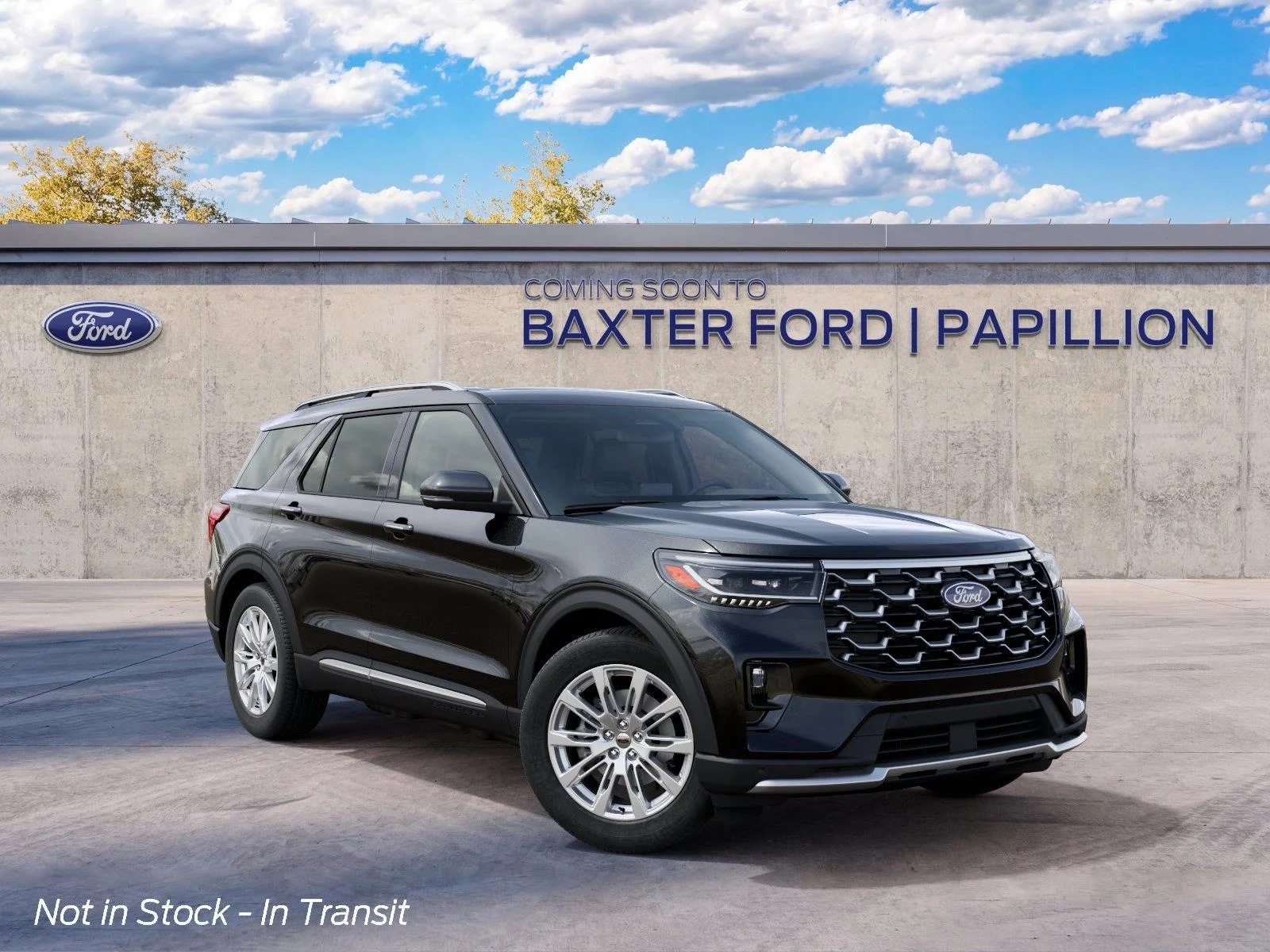 New 2027 Agate Black Metallic Ford Platinum image 1