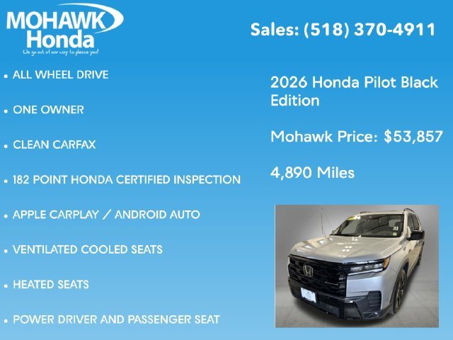 Certified Used 2026 Solar Silver Metallic Honda Black Edition image 16