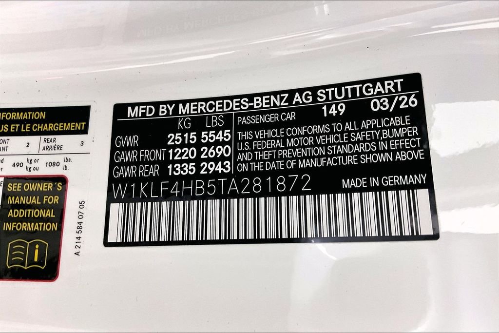 New 2026 White Mercedes-Benz E 350 image 12
