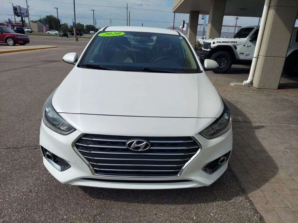 Used 2020 Hyundai Accent SEL with VIN 3KPC24A64LE099953 for sale in Hutchinson, KS