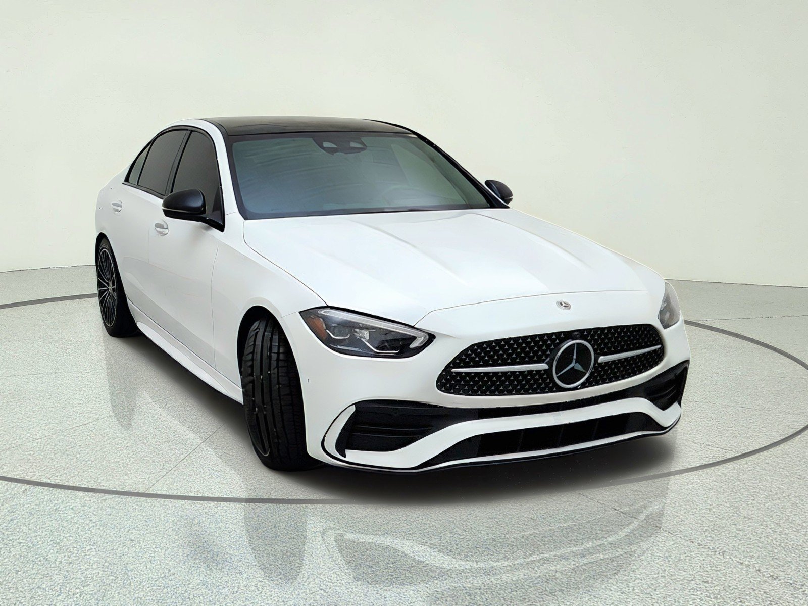 Certified Used 2024 MANUFAKTUR Moonlight White Metallic Mercedes-Benz C 300 image 3
