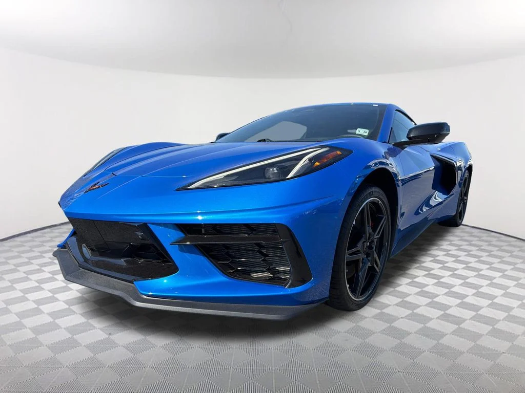 Used 2025 Blue Chevrolet Stingray image 1