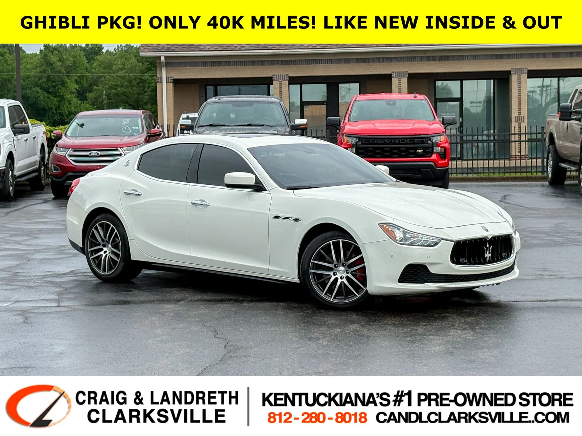 Used 2016 White Maserati S Q4 image 1
