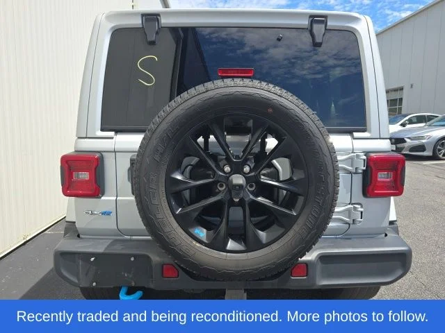 Used 2023 Silver Jeep Sahara 4xe image 4