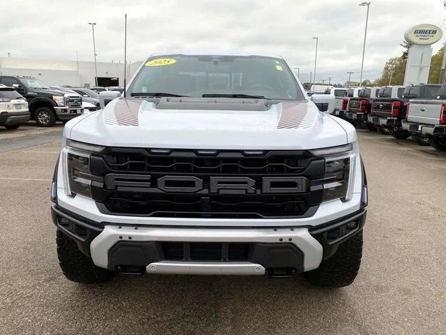 Used 2025 White Metallic Ford Raptor image 9