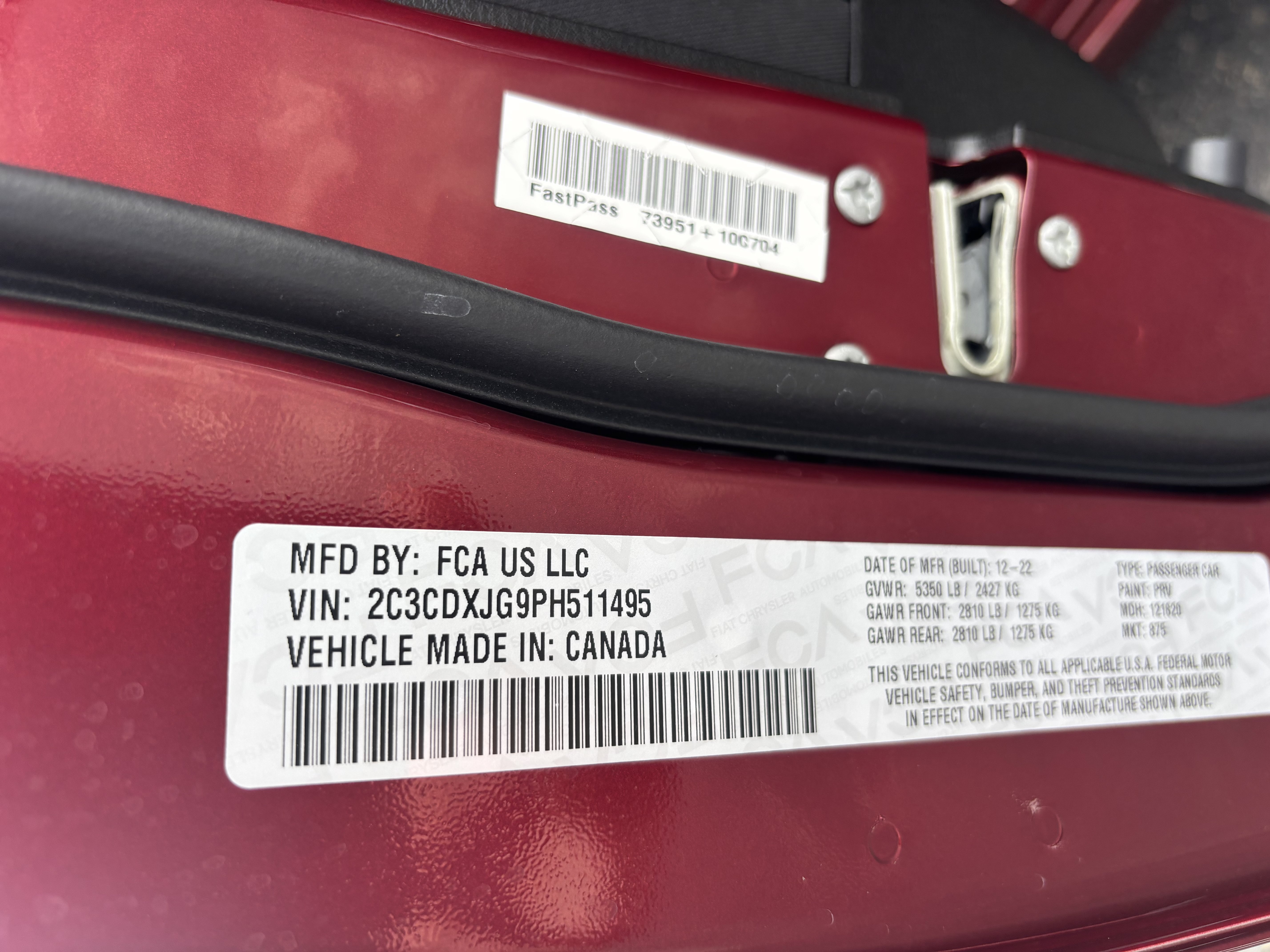 Used 2023 Octane Red Pearlcoat Dodge SXT image 27