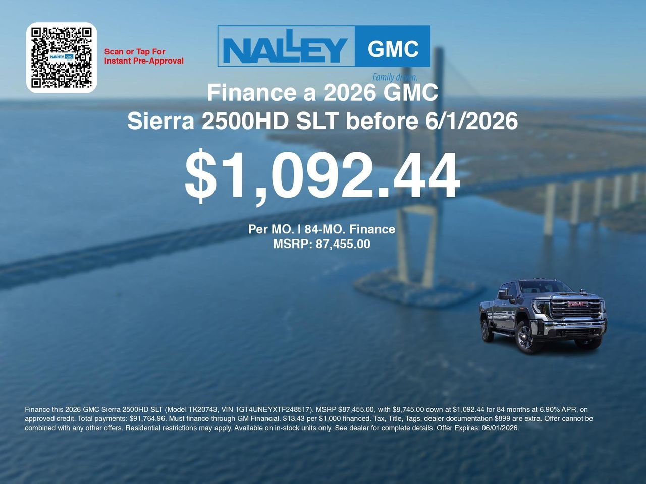 2026 GMC Sierra 2500HD SLT - Photo 7