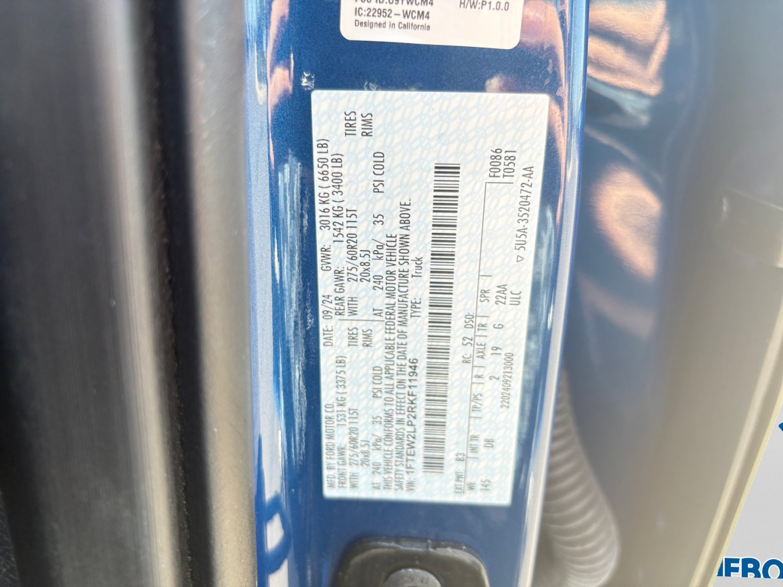 Used 2024 Blue Metallic Ford STX image 25