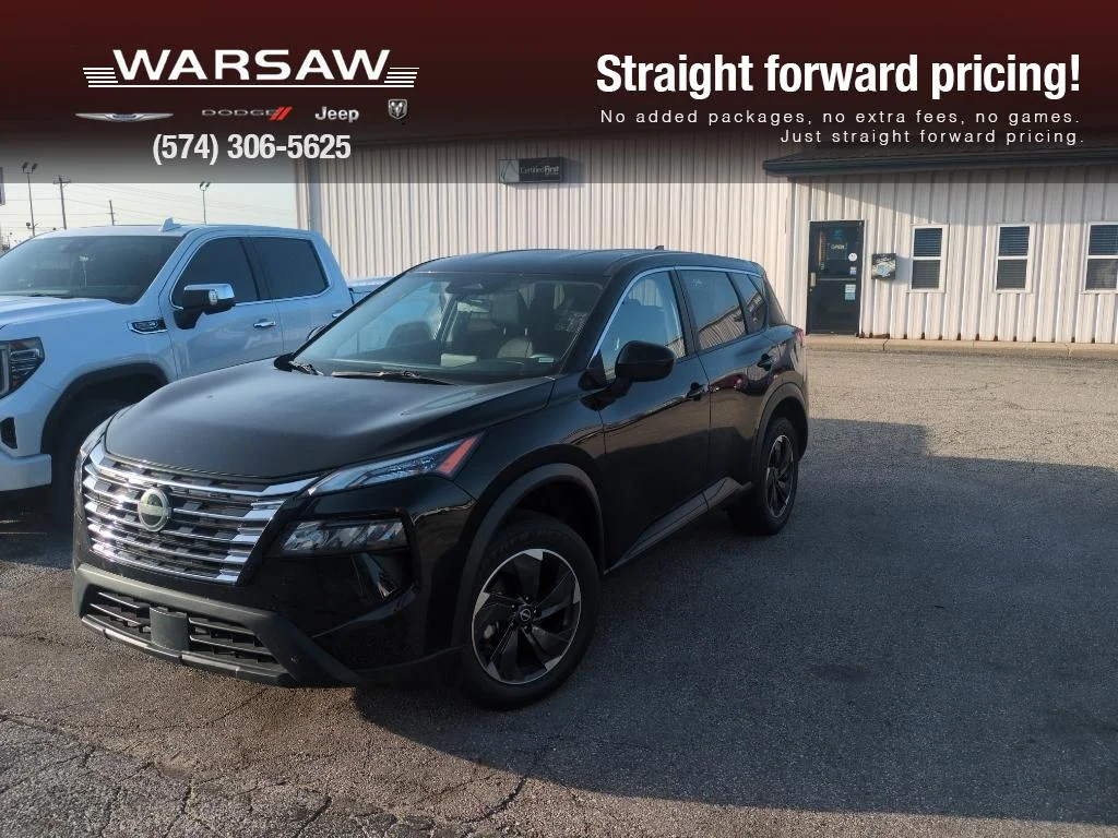 Used 2025 Super Black Nissan SV image 1