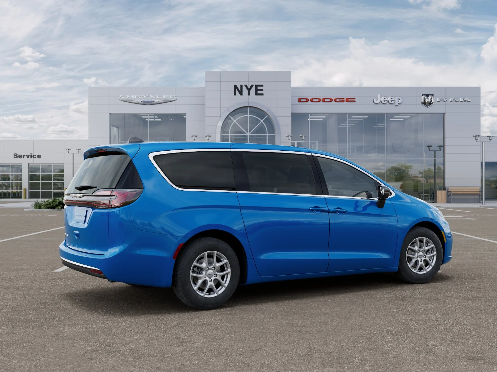 New 2026 Hydro Blue Pearl-Coat Exterior Paint Chrysler Select image 31