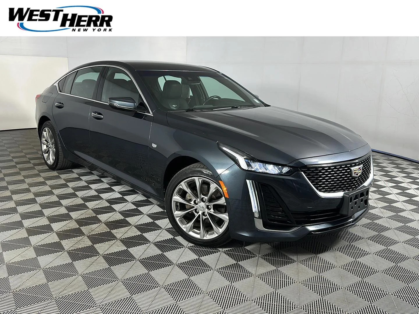Used 2021 Shadow Metallic Cadillac Premium Luxury image 1