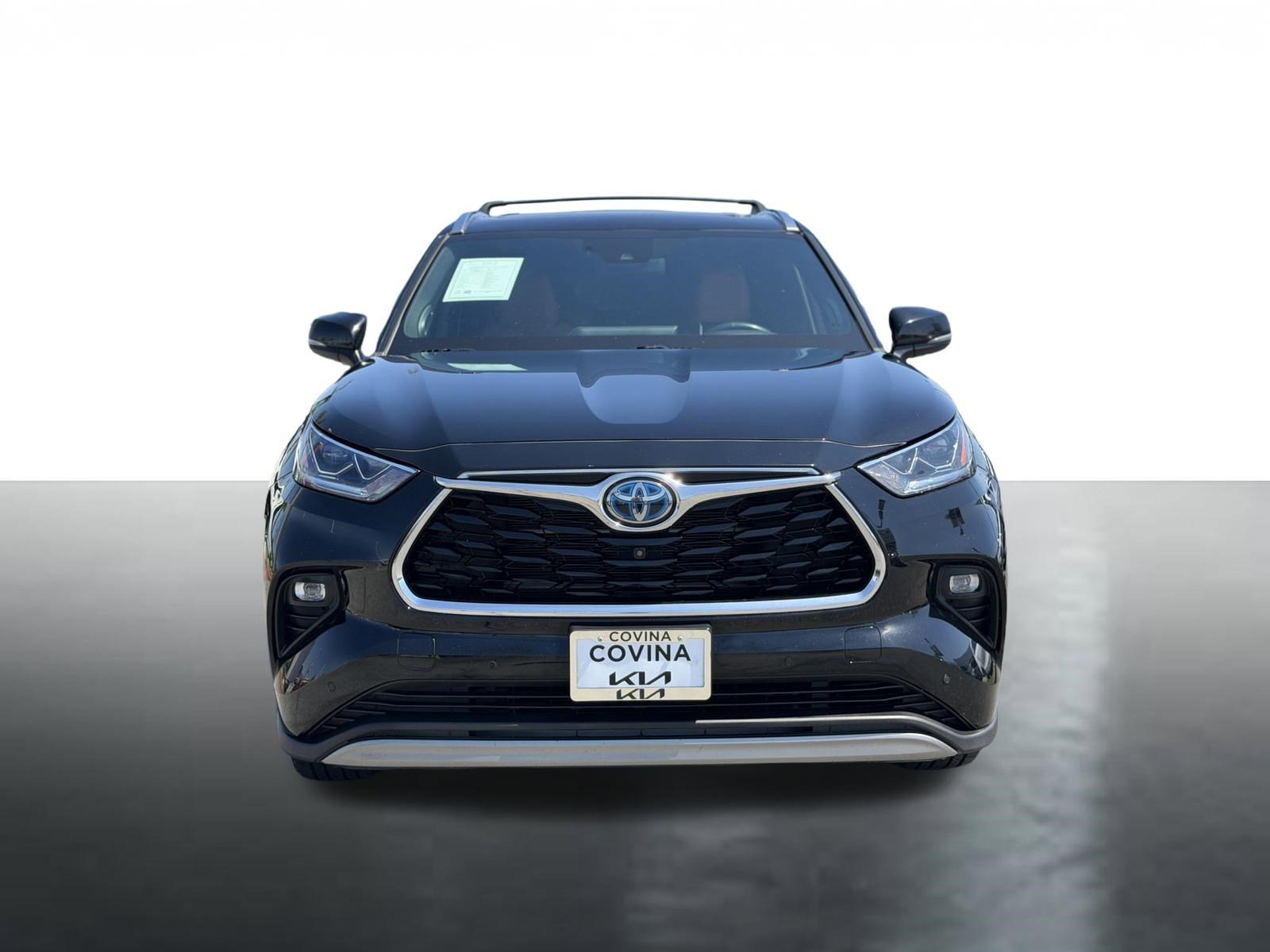 Used 2021 Midnight Black Metallic Toyota Hybrid Platinum image 3