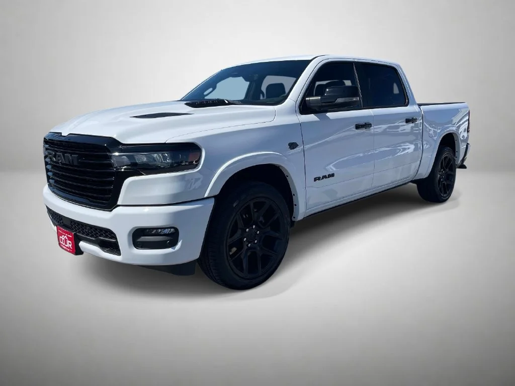 New 2027 Bright White Clear-Coat Exterior Paint RAM Laramie image 7
