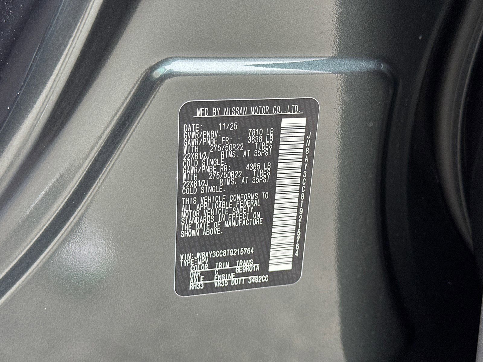 New 2026 White Nissan Platinum Reserve image 40