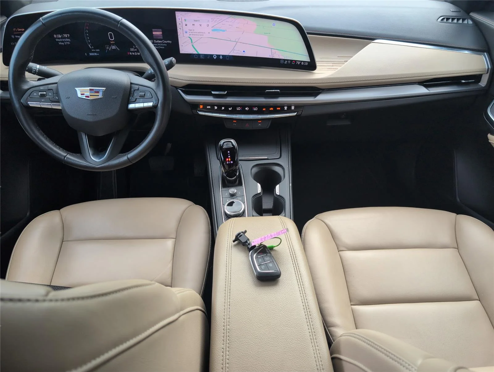 Used 2025 Stellar Black Metallic Cadillac FWD Premium Luxury image 29