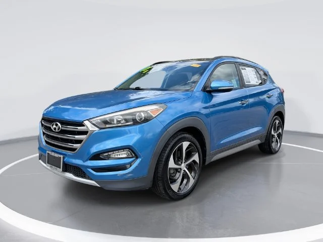 Used 2017 Blue Hyundai Limited image 1